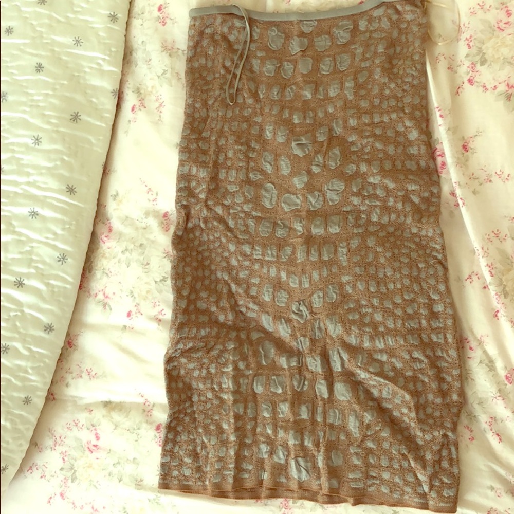 Missoni mini dress - nude and grey